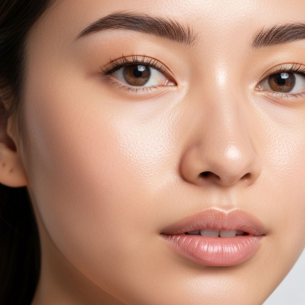 Client skin after Bye Bye Dark Spots treatment showing clear brightened complexion